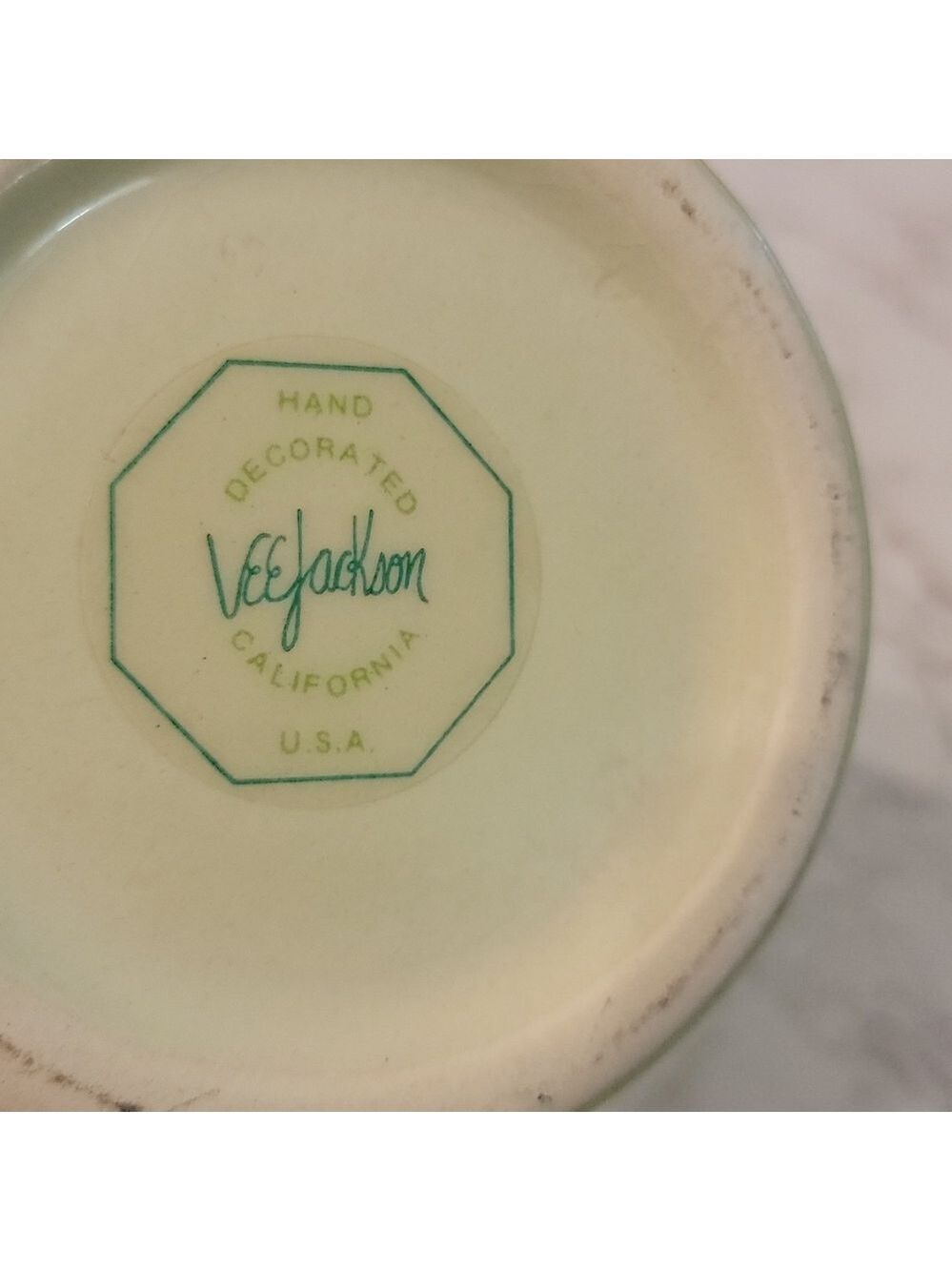 Vintage Vee Jackson california pottery jar & bonus FREE jar! - Picture 8 of 10
